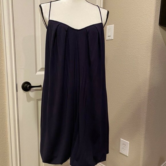 Jump Apparel by Wendye Chaitin Navy Blue Dress - Picture 1 of 12